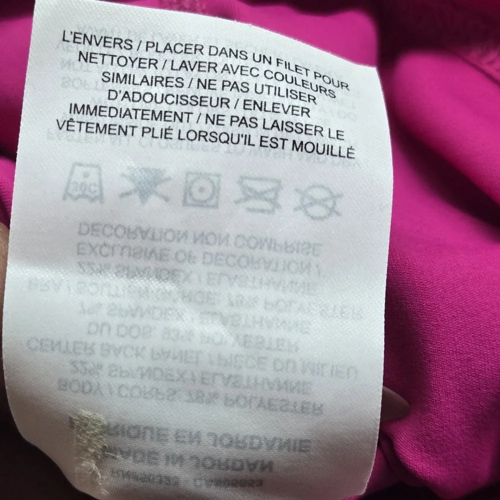 Nike Women Sports Bra Large Pink Pro Dri FIT Pullover  Zipper Pullover READ